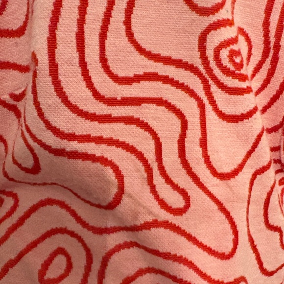 Zara Red and Black Patterned Dress - Picture 4 of 5